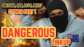 ONEFOUR x QSB x LF70 x RFA17 – CYPHER Part 1 | THIS LINK UP IS DANGEROUS 🔥 | FIRST TIME REACTION |