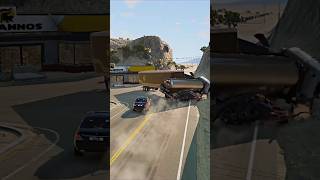 Realistic Highway Car Crashes #32