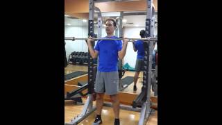 201512182 Barbell Over Head Press