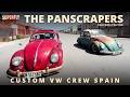 The Panscrapers VW Crew from Barcelona with their Beetles & Karmann Ghias