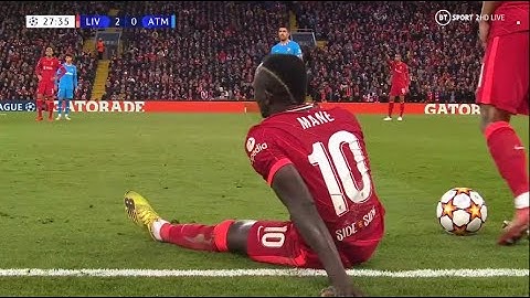 Regardez le Match de Sadio Mané Contre l'Atletico