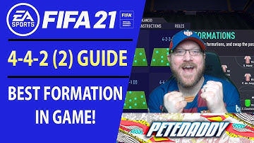 FIFA 21 4-4-2 (2) Guide to ELITE WEEKEND LEAGUE Best Formations Custom Tactics & Instructions FUT 21