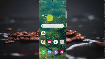Samsung Galaxy S20 : How to enable or disable colour lens (Android 10)