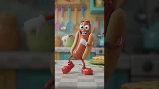 Hot dog Characters dancing &singing #kids #kidsvideo #dance #cartoon #funny