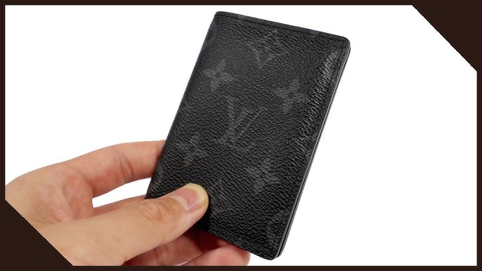 Louis Vuitton Pocket Organizer Monogram Eclipse Lagoon BlueLouis