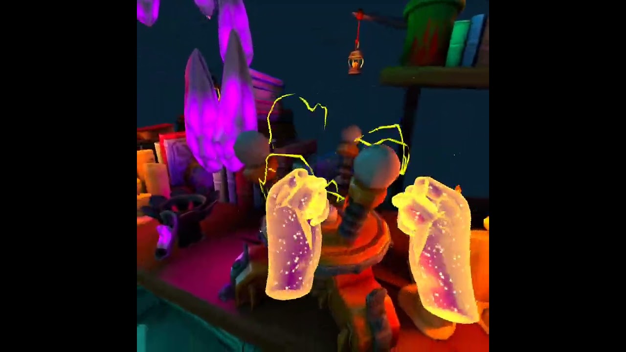 Hand tracking vr game Elixir