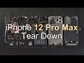 iPhone 12 Pro Max Teardown - Both L-Shaped Board & Battery. Parts Comparison With iPhone 12 Pro.