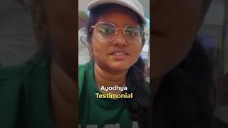 Her Story, Her Soulful Trip - Testimonial from Ayodhya #shorts #youtubeshorts
