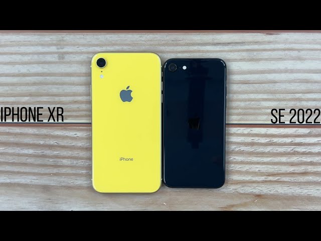 Apple iPhone XR vs iPhone SE 2022 - SPEED TEST!!! - YouTube