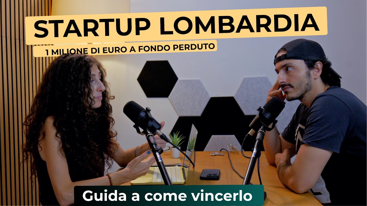 Daniele Mogavero durante il podcast di Bando Easy sul bando Startup Lombardia