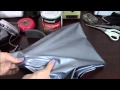 How to make fabric covered foam armor