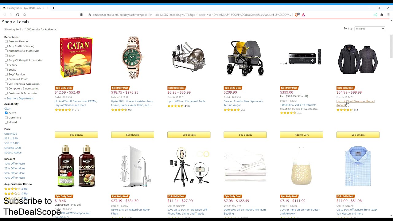 11/6/20 ONLY: 13 Epic Daily Deals