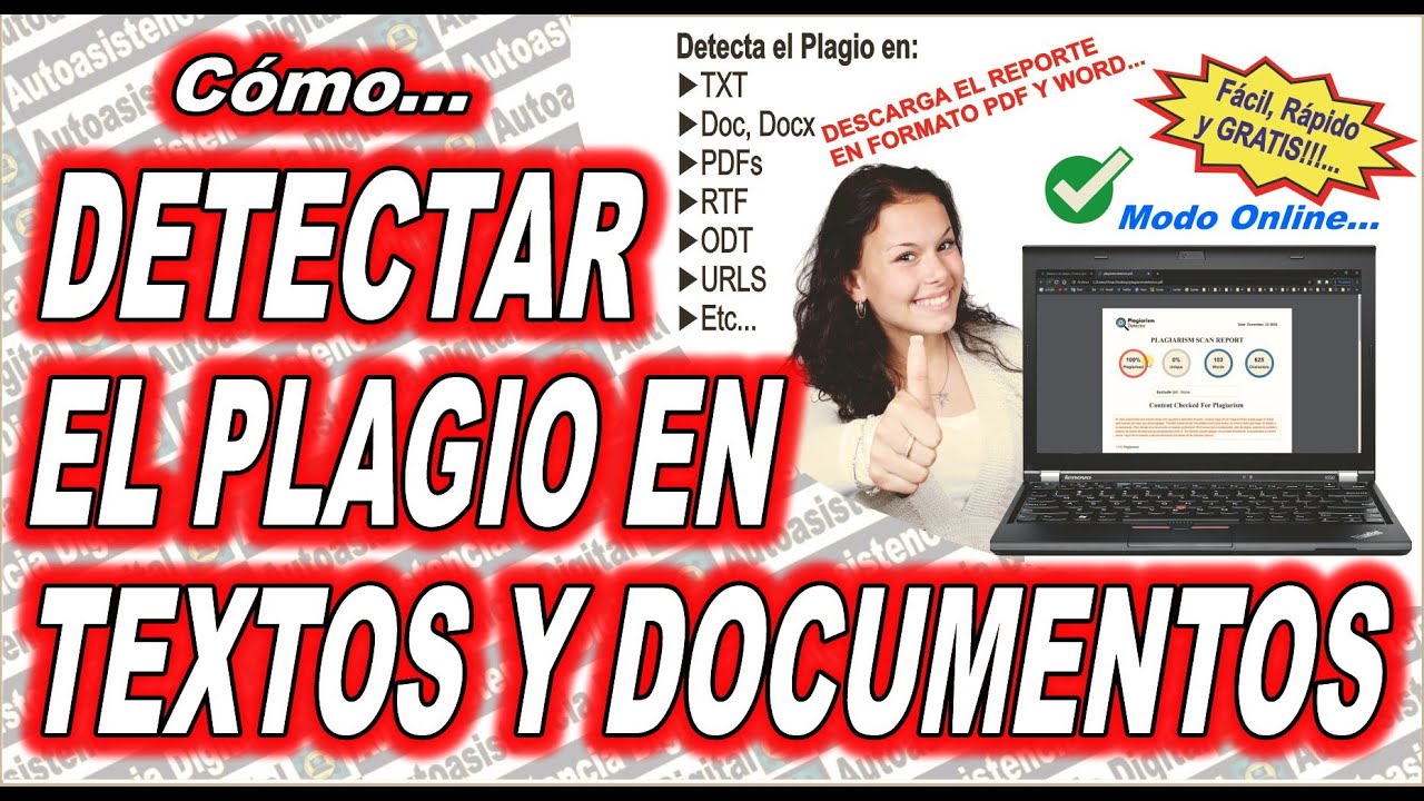 Como DETECTAR PLAGIO En Textos Y Documentos Autoasistencia Digital 