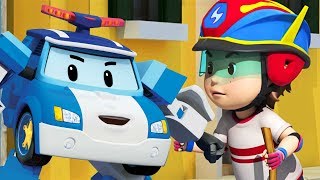 Çizgifilm Robocar Poli. Güvenli sürüş kuralları Çizgifilm Robocar Poli. Güvenli sürüş kuralları