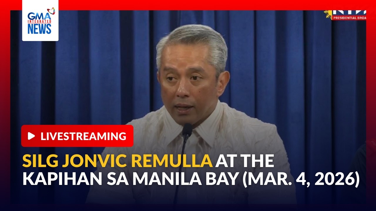 LIVE - SILG Jonvic Remulla at the Kapihan sa Manila Bay  (Mar. 4, 2026) | GMA Integrated News
