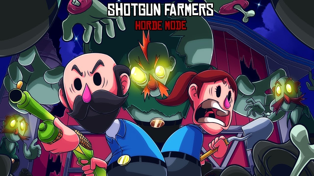 ||SHOTGUN FARMERS || How to beat 10 WAVES in Horde Mode||