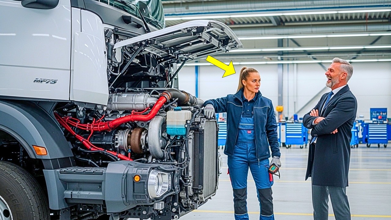 THE MILLIONAIRE SABOTAGED THE ACTROS MP5 TO PROVE SHE WAS INCAPABLE — BUT HE DIDN’T EXPECT WHAT ...