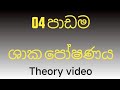 04 -iii ශාක පෝෂණය  / අංග සම්පූර්ණ සටහන සමඟ 100 % ක් (නව විශය නිර්දේශය)