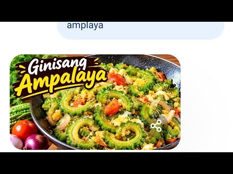 GINISANG Ampalaya