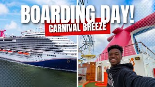 CARNIVAL BREEZE BOARDING DAY 2023 | This is what a cruise is really like...