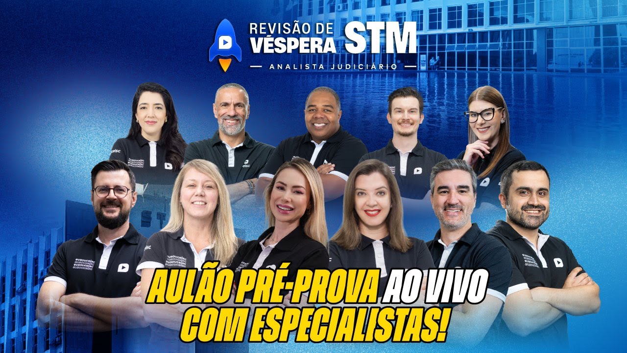 Concurso STM Analista | Revisão de Véspera com especialistas | Ceisc Concursos