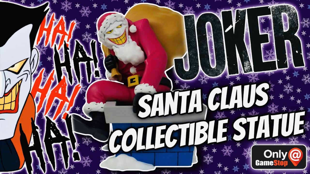 The JOKER Santa Collectible Statue YouTube