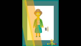 The Simpsons Edna Krabappel 5-Inch Scale Action Figure