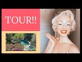 TOUR OF MY GARDEN AT MARILYN MONROE'S HOUSE!