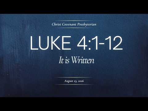 Luke 4:1-12
