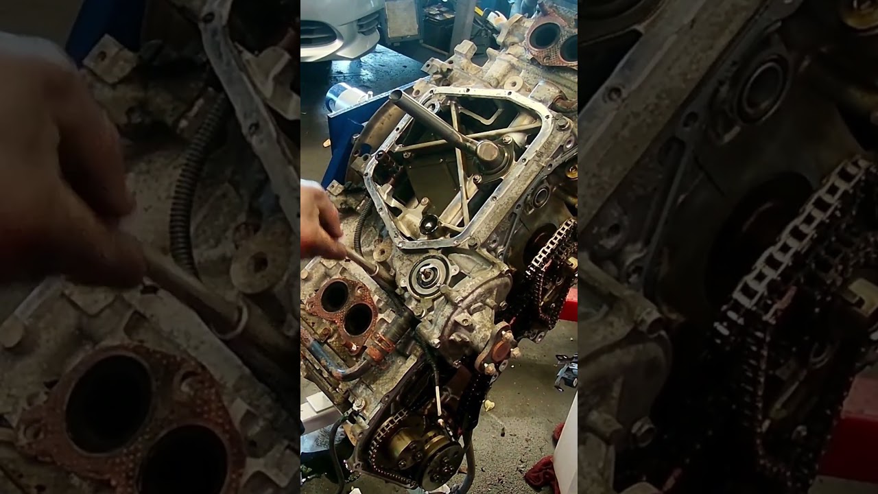 subaru upper oil pan #subaru