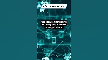 Easy HTTP Requests with Java #JavaHTTP #HttpClient #CodingHacks #WebDevelopment #shorts