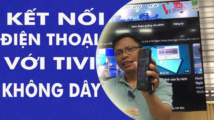 6. Sử dụng cáp HDMI không dây