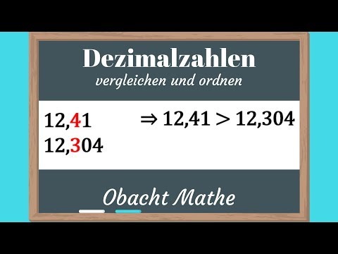 Comparing and Ordering Decimals | on the Number Line | Explained Quickly & Easily | ObachtMathe