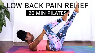Back Pain Be Gone! Pilates Workout Lower Back Full Stretches, Aches & Pain Relief w/ Maya