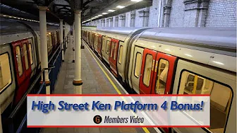 I ARRIVED AT High St Ken PLATFORM 4!