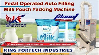 Milk Pouch Packing Machine, Pedal Auto Filling Milk Pouch Packing Machine, 91-8920373077