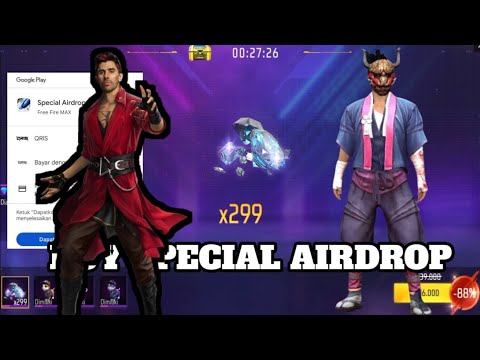 cara membeli spesial airdrop di 2026 terbaru pake QRIS| beli spesial airdrop ff pakai pulsa mudah!