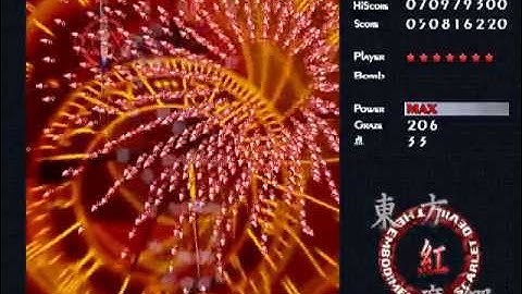 Touhou 6 EoSD - Normal Playthrough - Reimu A