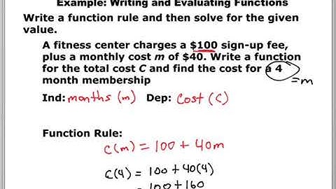 4.5 Lesson Video - Writing a Function Rule