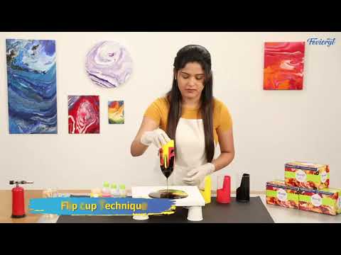 Pidilite Fevicryl Acrylic Pouring Kit by StatMo! - video from StatMo
