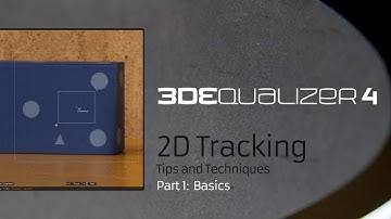 3DEqualizer4 [basic] - 2D Tracking: Part 1