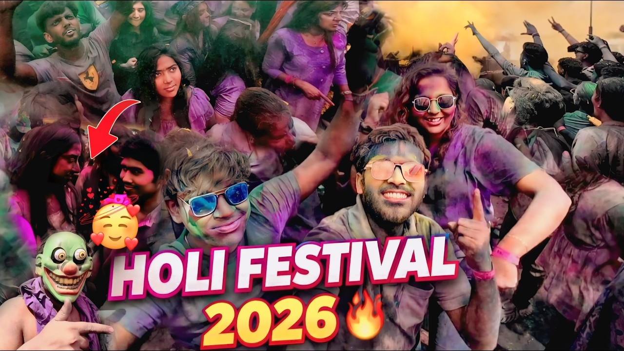 Crazy Holi Celebration 2026 | Rang Barse Holi Vlog 🔥 Full Masti