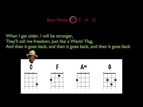 Wavin Flag Ukulele Play Along