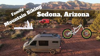 Family Mountain Biking and Boondocking in Sedona, Arizona