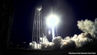 ORB-3 Antares explosion from up close
