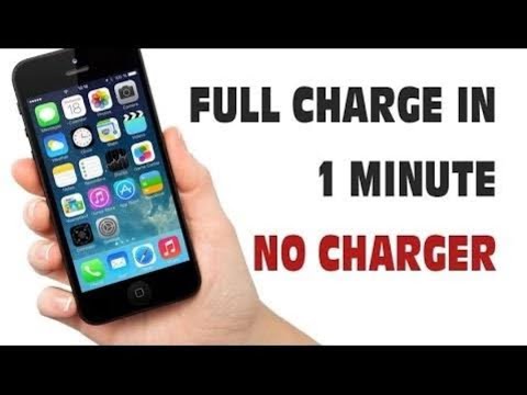 Video: How To Charge Your Phone Without Charging