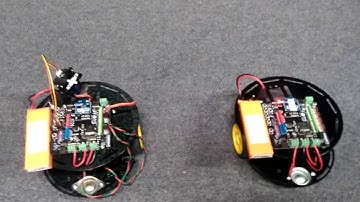 Master Slave behavior of two robots