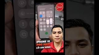 iPhone 15 Pro Max Lỗi Sim Sóng Do Mainboard