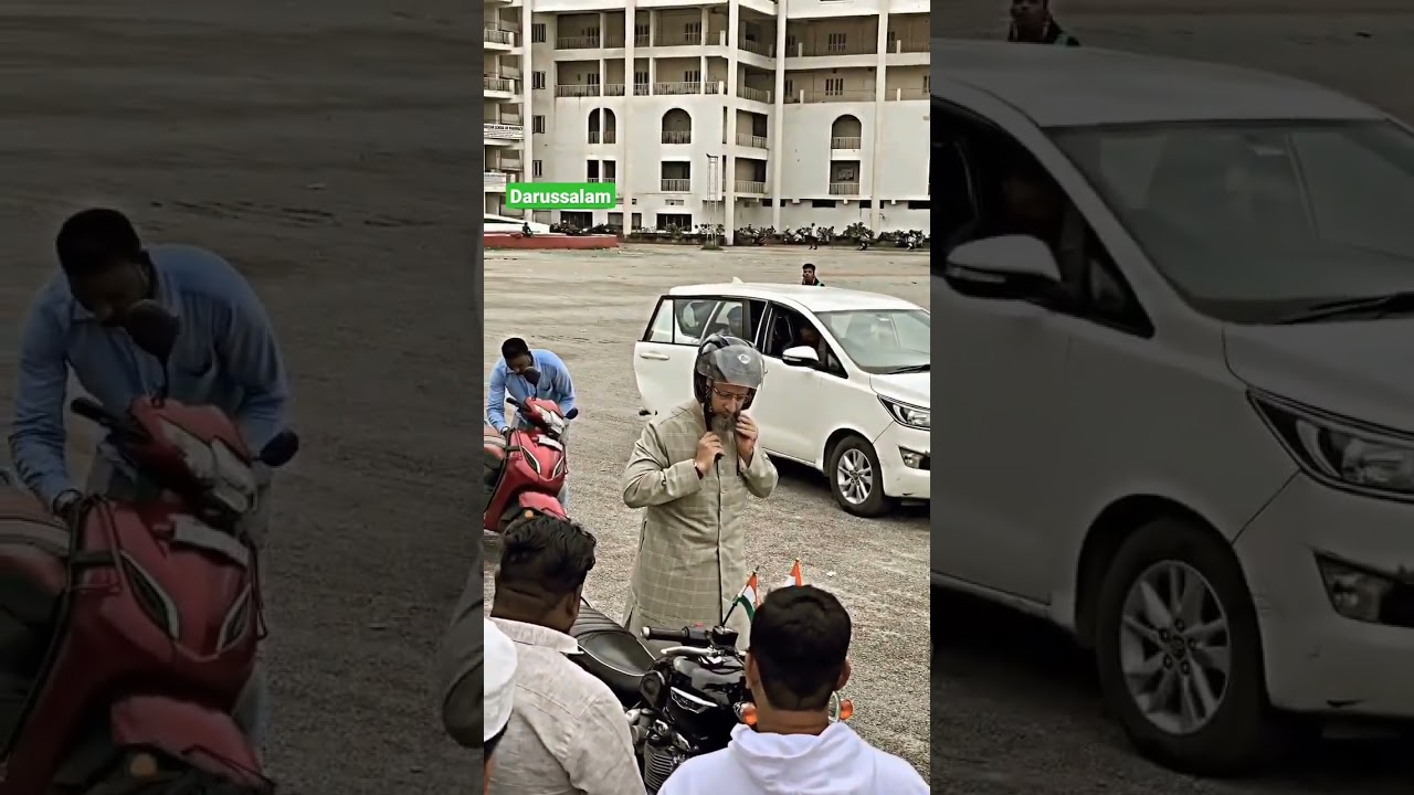 Asaduddin Owaisi at Darussalam, Hyderabad
