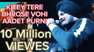 kitne tere bharose vahi aadat purane sidhu moose wala full video song sidhu moses wala